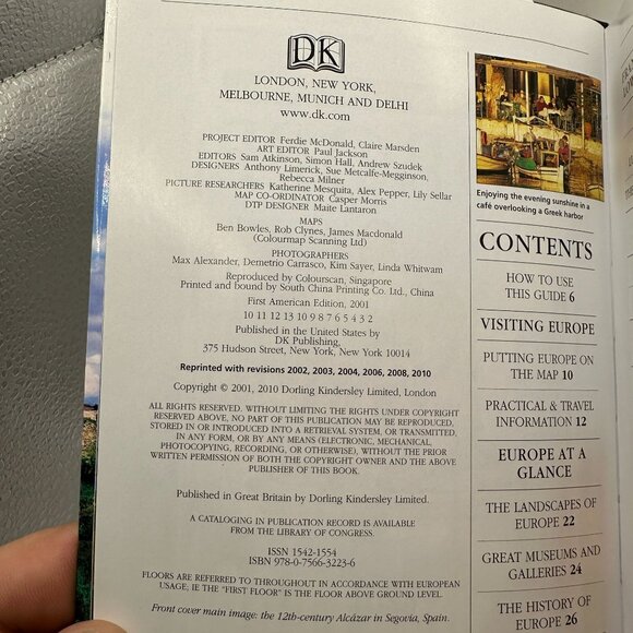 Europe (DK Eyewitness Travel Guides) Paperback DK - Picture 4 of 4